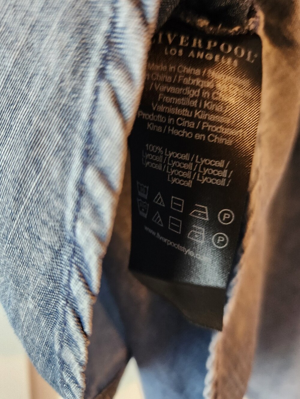 Button Down Lyocel Shirt - Picture 7 of 7
